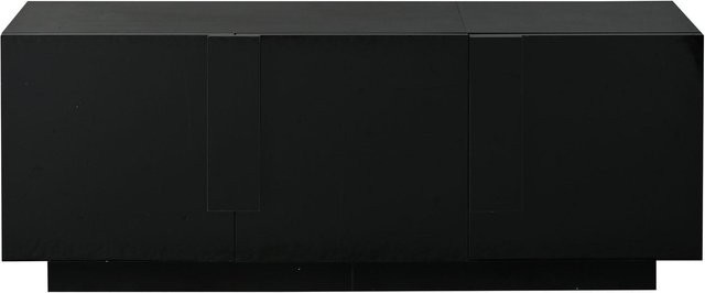 Modernes Wohnzimmer-Sideboard PD1 in Schwarz mit minimalistischem Design, B/H/T: 160 x 35 x 60 cm - Bild 1