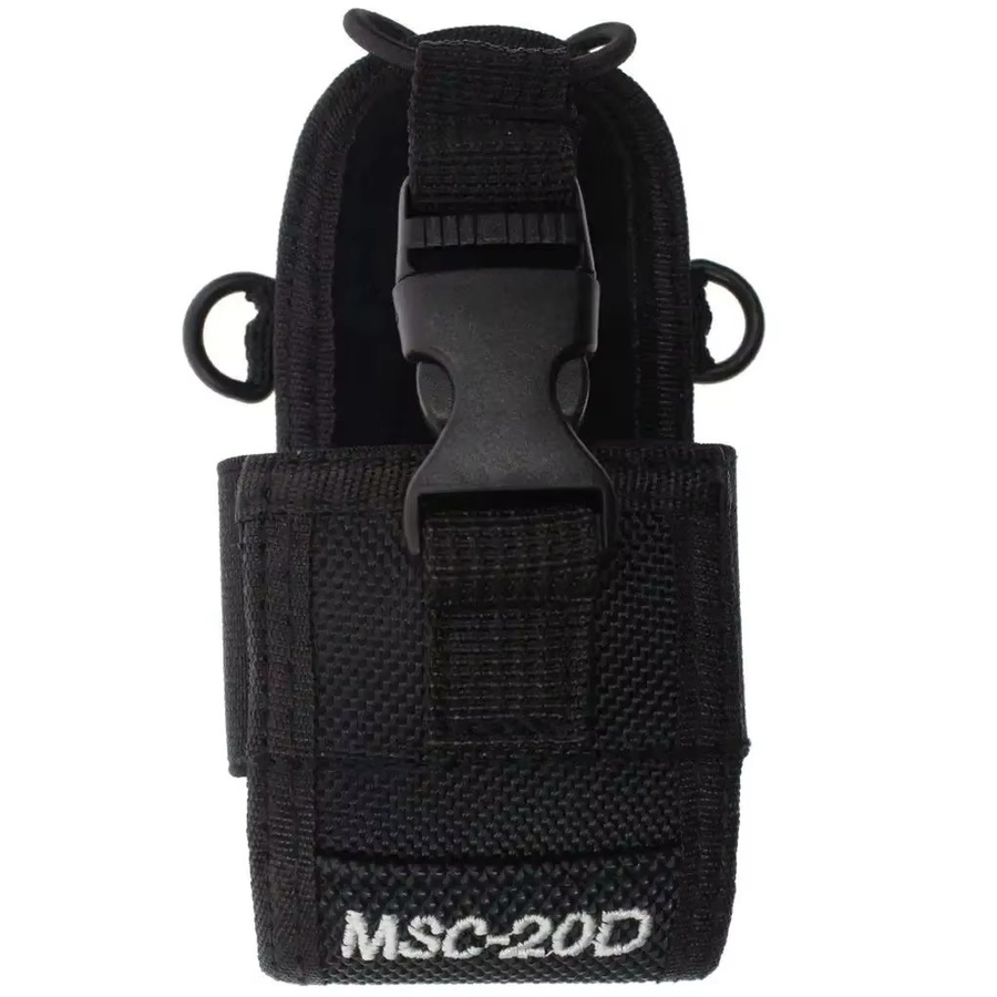 Baofeng MSC-20D Nylon Walkie-Talkie-Halterungstasche mit verstellbarem Schultergurt, Schwarz - Bild 2