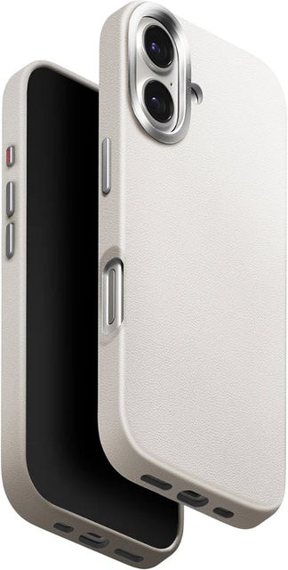 UNIQ Lyden Leatherette Schutzhülle für Apple iPhone 17 in Grau - Bild 1
