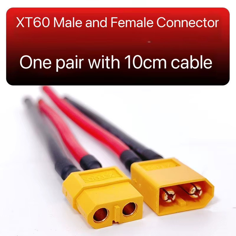 BANGSHE XT60 Busbar 14AWG gelb für Flugzeugmodelle und Lithium-Batterien - Bild 2