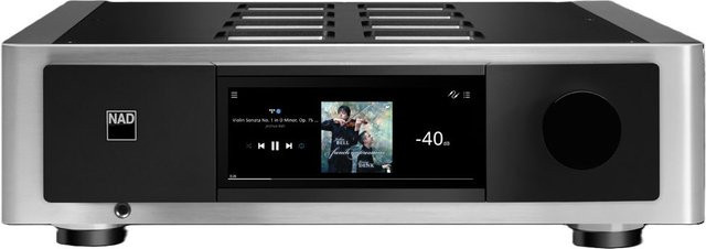 NAD M66 Vorverstärker mit DAC-Modul in Silber mit HDMI und USB - Bild 1