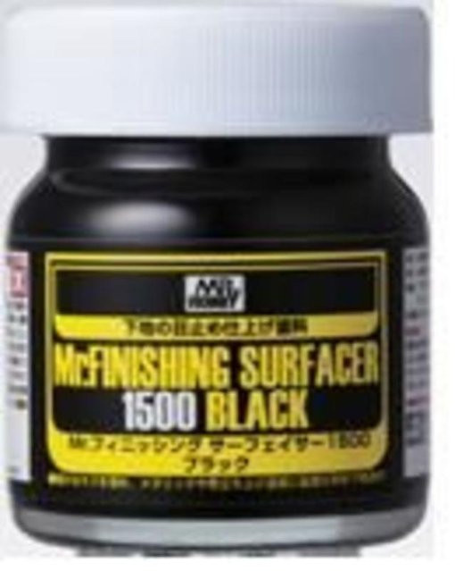 Mr. Hobby Mr. Finishing Surfacer 1500 Black, Schwarz - Bild 1