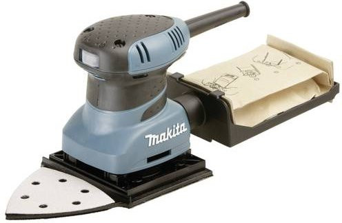 Makita Faust-Schwingschleifer BO4565J mit 200 W Leistung in Blau - Bild 1