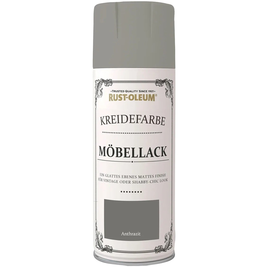 Rust-Oleum Kreidefarbe Sprühfarbe für Möbel in Anthrazit matt, 400 ml - Bild 2