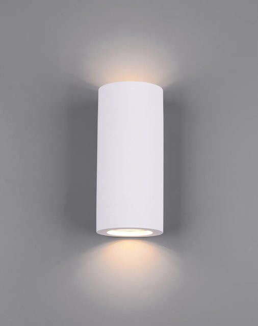 Trio Leuchten Wandlampe Zazou Weiß aus Gips mit Up-Down-Lichtfunktion - Bild 1