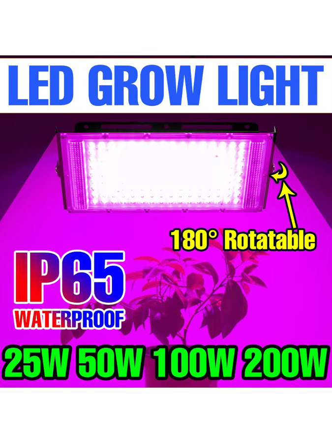 CanLing 200 W LED-Vollspektrum-Wachstumslicht in Schwarz für Gewächshauspflanzen, Zelt und Hydrokultur - Bild 7