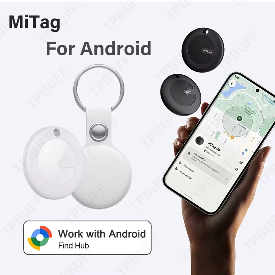 MiLi Mitag Go GPS-Tracker Schwarz, Android-Finder kompatibel mit Google Find My Device für Schlüssel und Geldbörsen - Bild 3