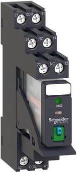 Schneider Electric Interfacerelais RXG22BDPV in Schwarz, 30 Stück - Bild 1