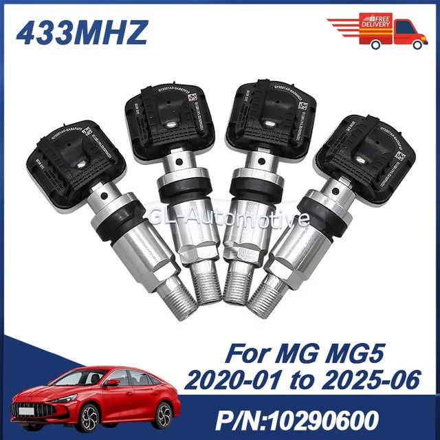 GANGLE TPMS Reifendrucksensor für MG MG5 2020-2025, 433MHz, 1/4 Stück - Bild 1