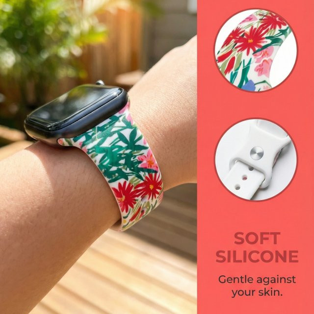 TINUORA Uhrenarmband Silikon, Bunt, Unisex - Bild 1