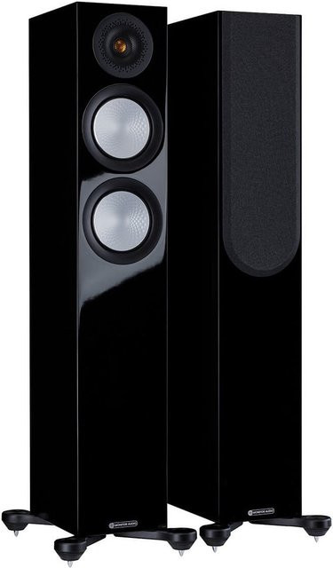 Monitor Audio Silver 200 7G Passive Stand-Lautsprecher Schwarz Hochglanz Paar - Bild 1