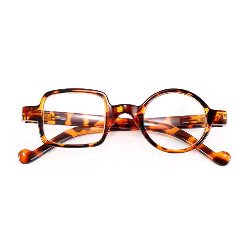NINJONA Lesebrille, asymmetrisch, rund & quadratisch, multicolor, Unisex - Bild 1