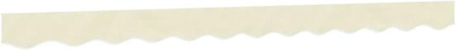 vidaXL Markisenvolant aus Polyester, Creme Gestreift, Breite: 3 m - Bild 1