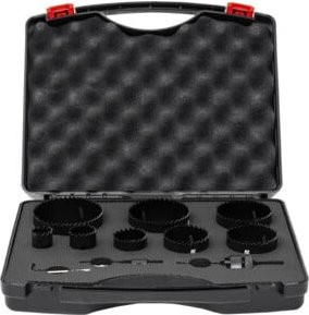 Stier Lochsägen Elektrikerset HSS-Co8 Bimetall, 11-teilig, Schwarz - Bild 1