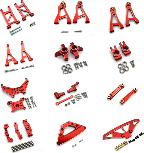 MJX Metallzubehör, RC 1/14 Ferngesteuertes Auto, Rot - Bild 1