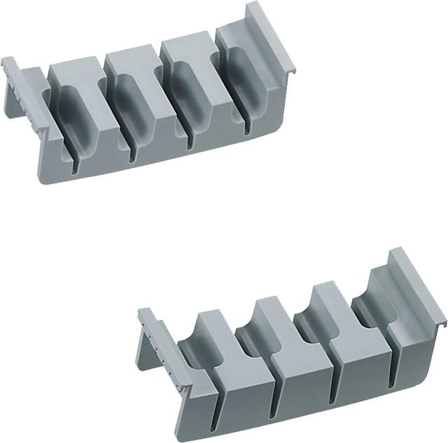 Ninka Messereinsatz Cuisio Messer Schubladeneinsatz Organizer aus Kunststoff, Hellgrau, B/T/H: 14,6 x 4,4 x 5,3 cm - Bild 1