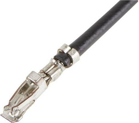 Molex Crimpkontakt mit Litze 217501-1105 Bulk in Schwarz und Silber - Bild 1