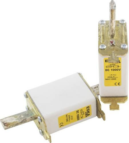 ESKA NH-Sicherung NH 1 Schraubkontakt 100A 1100V DC in Weiß - Bild 1