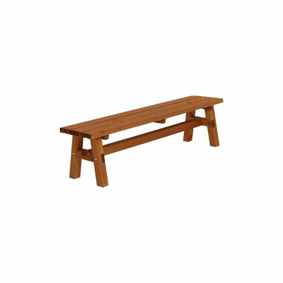 PLUS Country Gartenbank aus Teakholz in Braun, Breite: 177 cm - Bild 2
