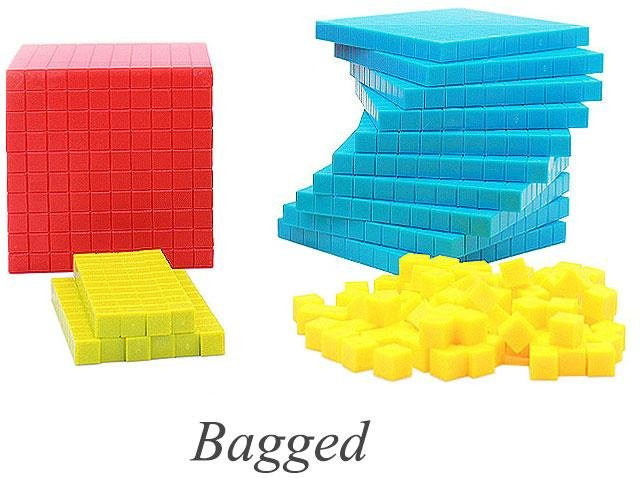 Binchi Fitness Montessori Dezimalgruppen-Mathe-Würfel Lernspielzeug - Bild 1