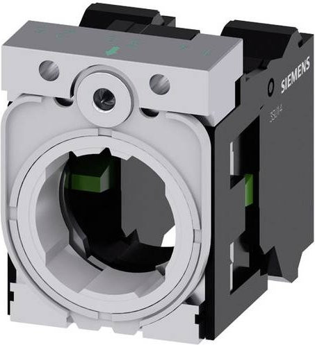 Siemens Halter 3-fach aus Kunststoff, Grau, B: 30 mm, H: 40 mm - Bild 1