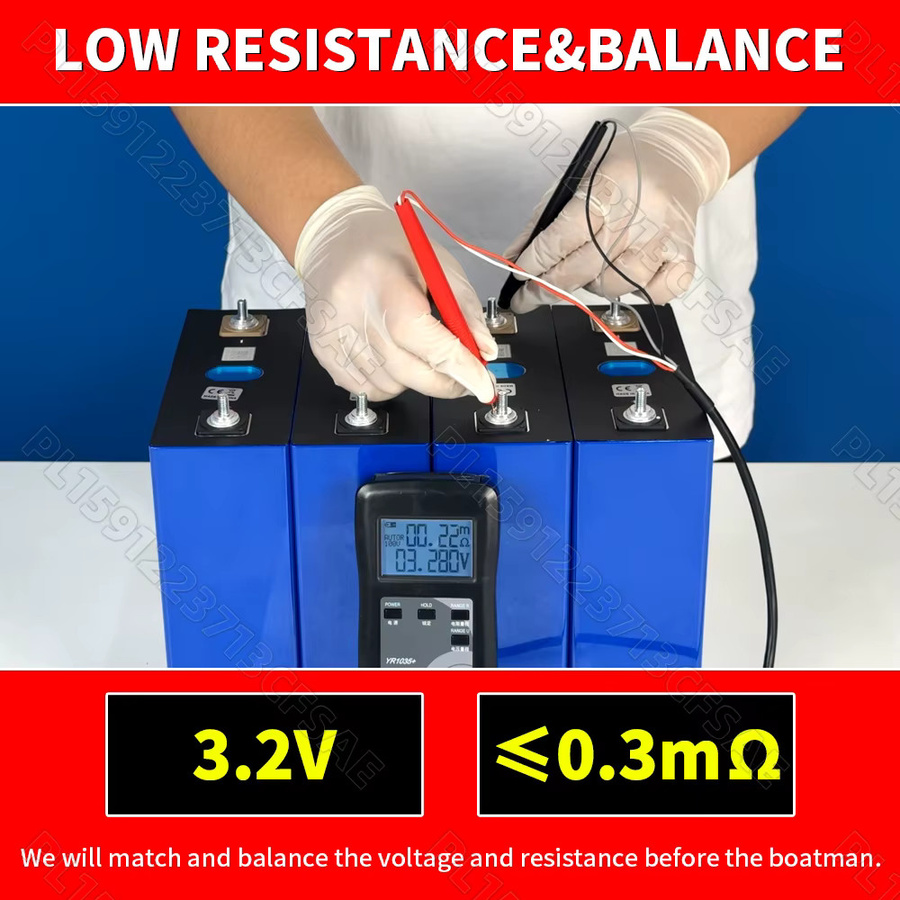 Sicksun LiFePO4 Akku 320Ah 3.2V A-Grade prismatische LFP-Zelle in Blau für DIY 12V 24V 48V Anwendungen - Bild 8