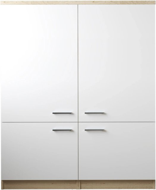 Respekta Anbauküchen-Set Merle in Eiche Sägerau, Modern, B/H/T: 120 x 145 x 60 cm - Bild 1