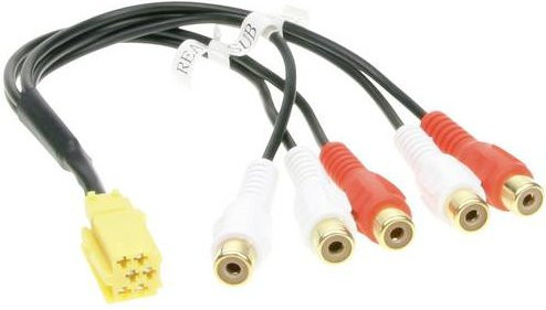 ACV 1441-03 Vorverstärkeradapter in Gold und Multicolour - Bild 1