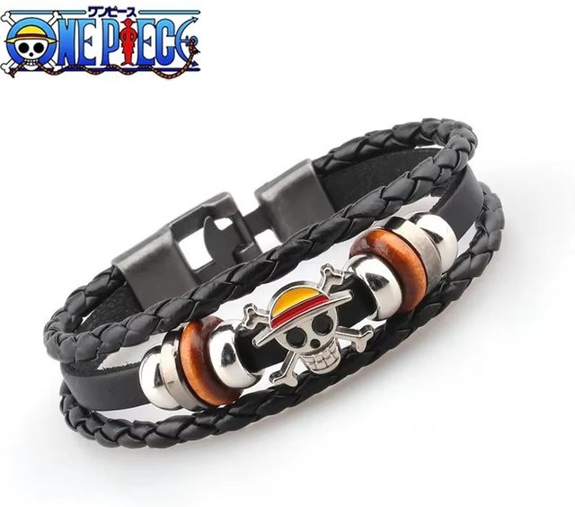 Bandai Lederarmband, Schwarz, Unisex - Bild 1