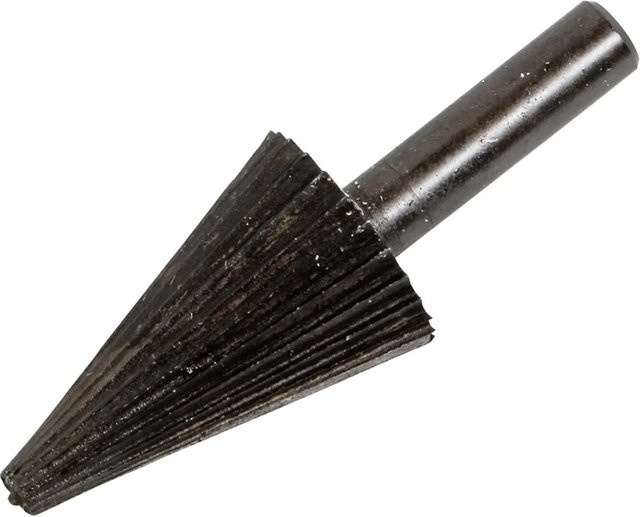 LUX-TOOLS Kegelfräser aus Stahl in Schwarz-Silber, Durchmesser: 4 mm - 24 mm - Bild 1