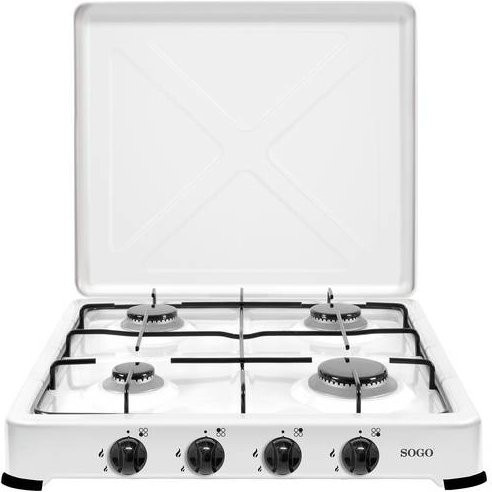 SOGO Human Technology Gas Camping Kocher COC-SS-10270 in Weiß aus Metall - Bild 1