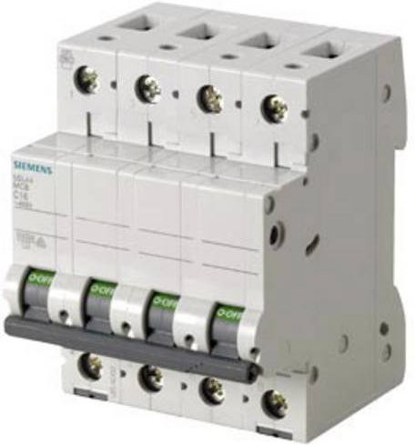 Siemens Leitungsschutzschalter 5SL4406-7 MCB 6 A 400 V Grau - Bild 1