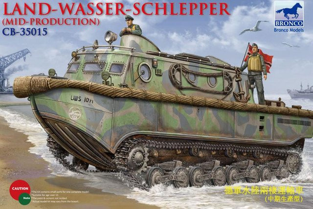 Bronco Models Landwasserschlepper, Fahrzeug, 1:35, Grün - Bild 1