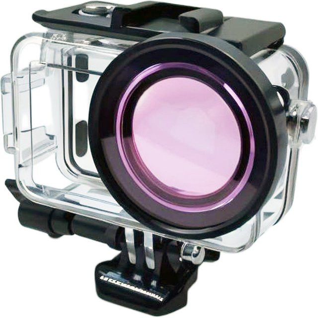 Wasserdichtes Gehäuse mit Filter für DJI Action 3, Action 4 und Action 5 Pro in Transparent - Bild 1