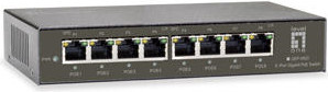 LEVELONE 8-Port Gigabit PoE-Switch GEP-0823 in Schwarz mit 120W und 802.3at/af Standard - Bild 1