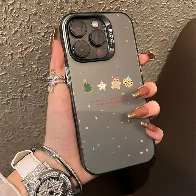 Stoßfeste iPhone Hülle im Winter-Weihnachts-Stil mit mattem IMD-Finish für Apple iPhone 17 Pro Max, 16, 15, 14, 13, 12, 11 Pro Max - Bild 1