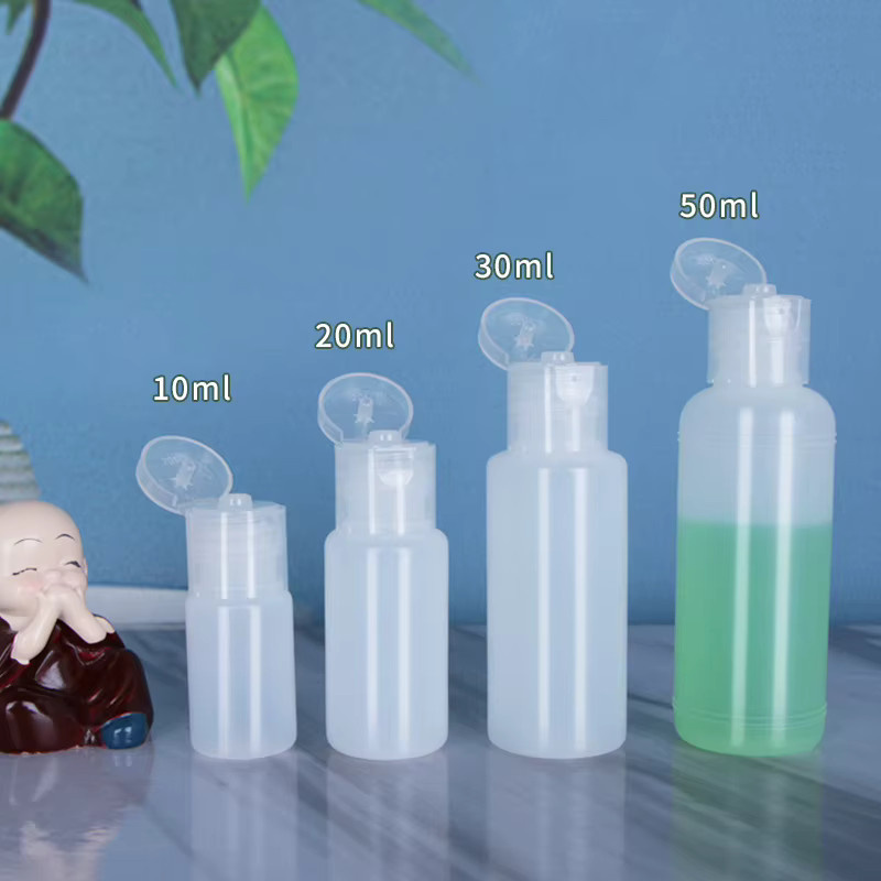 5 Stück Mini-Quetschflaschen aus Kunststoff, 10 ml-50 ml, nachfüllbar - Bild 3