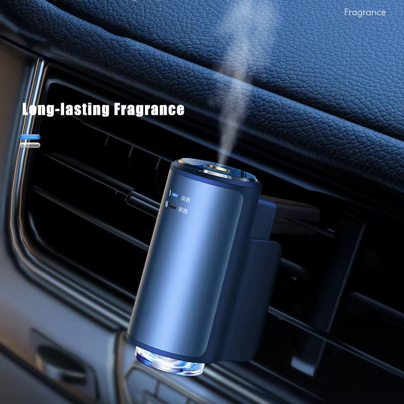 YESPLEASE Elektrischer Aroma Diffusor für Auto und Zuhause, Luftreiniger und Luftbefeuchter mit Öl-Box, Schwarz - Bild 3