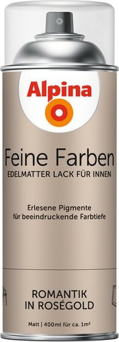 ALPINA FARBEN Sprühlack Feine Farben Pink, 400 ml, satinmatt und deckend - Bild 1