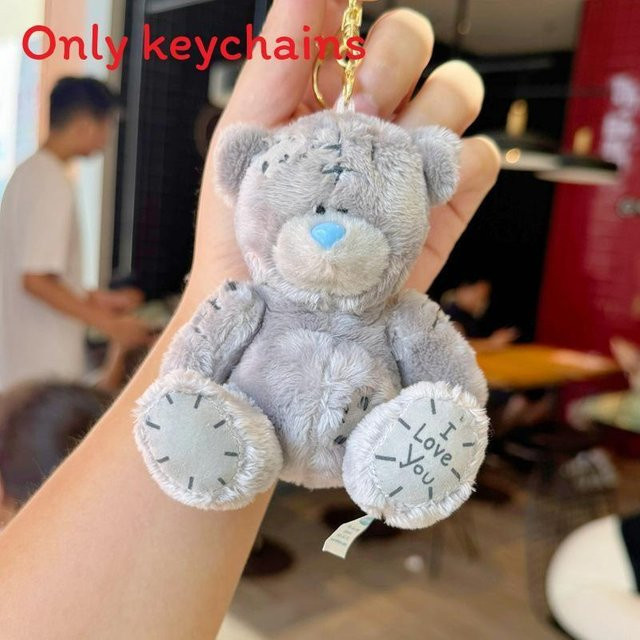 Me To You Tatty Teddy Plüschtier mit Schlüsselanhänger, Grau, Schwarz, Large - Bild 1