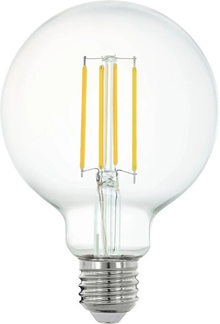 Eglo LED Leuchtmittel G95 Globe E27 6W Warmweiß Transparent Glas dimmbar - Bild 1