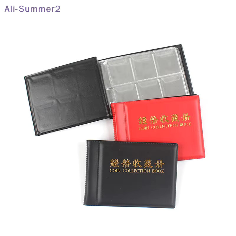 Summer2 Münzsammelalbum mit 60 Taschen in Schwarz als Geldschein-Organizer und Münzhalter aus Kunststoff - Bild 2