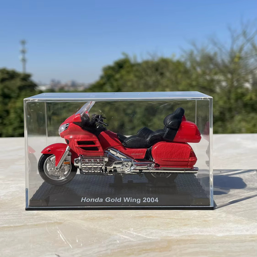 WELLY Honda Gold Wing, Motorrad Modell, Maßstab 1:24, Rot, Metall - Bild 5