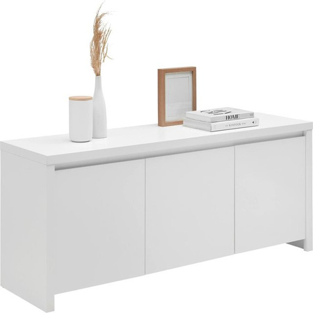 Mömax Lowboard Larios B in Weiß, modernes TV-Board für dein Wohnzimmer mit Medienfächern, B/T/H: 143,0 x 40,0 x 61,0 cm