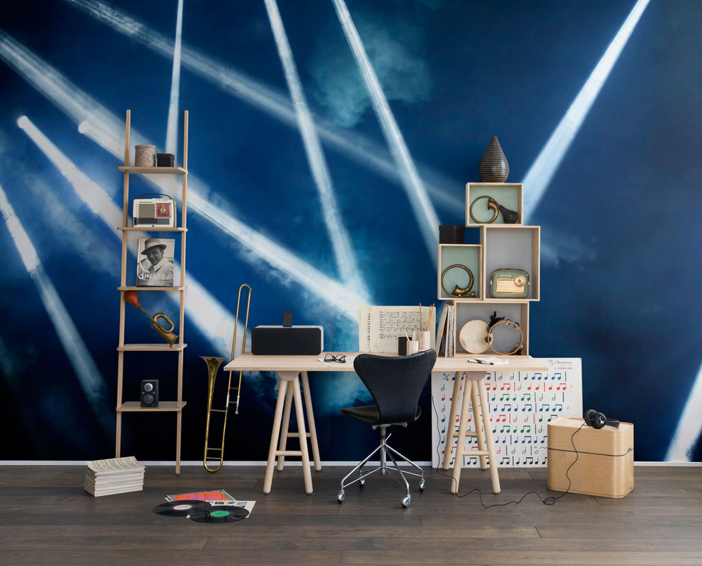 Rebel Walls Mural Spotlight Wandtattoo in Blau im modernen abstrakten Design - Bild 2
