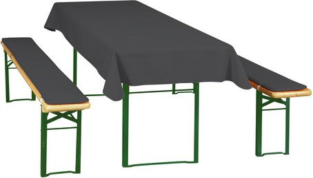 Doppler Bankauflage 2-Sitzer Grau Anthrazit Breite: 220 cm, Tiefe: 25 cm - Bild 1