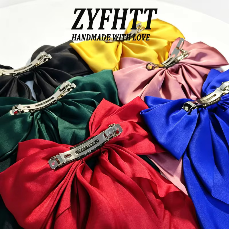 ZYFHTT Haarspangen mit Schleife aus Satin, Damen - Bild 1