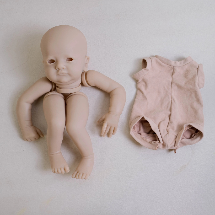 NPK Mila DIY Puppe, 18-Zoll, mit Stoffkörper, unbemalt - Bild 1