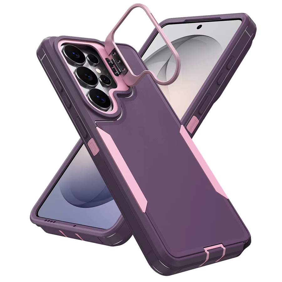 OTT Armor Box robuste Schutzhülle für Samsung Galaxy S26 Ultra S25 Edge S24 S23 S22 S26FE A57 A37 A07 A17 sturzsichere Vollabdeckung in Transparent oder Purple - Bild 5
