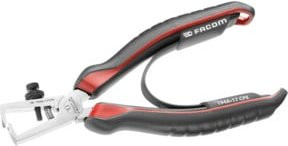 Facom Abisolierzange in Rot aus Metall, Länge: 170 mm - Bild 1